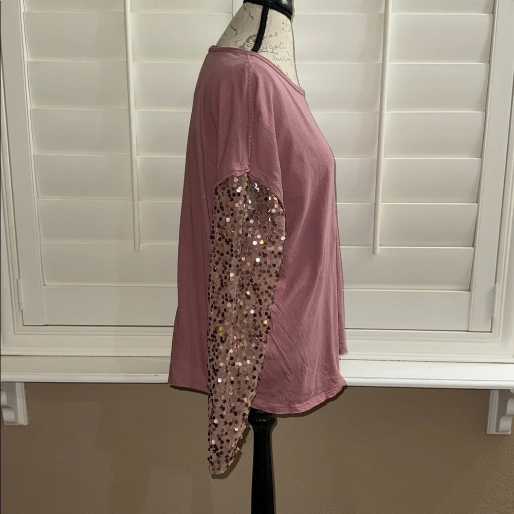 Free People Celine Tee Lavender Shadows